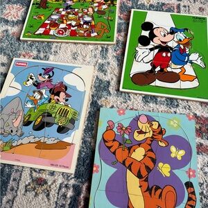 Vintage playskool puzzles